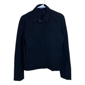 Women's Ralph Lauren Sport Zip Front Soft Shell Jacket Black Size 8